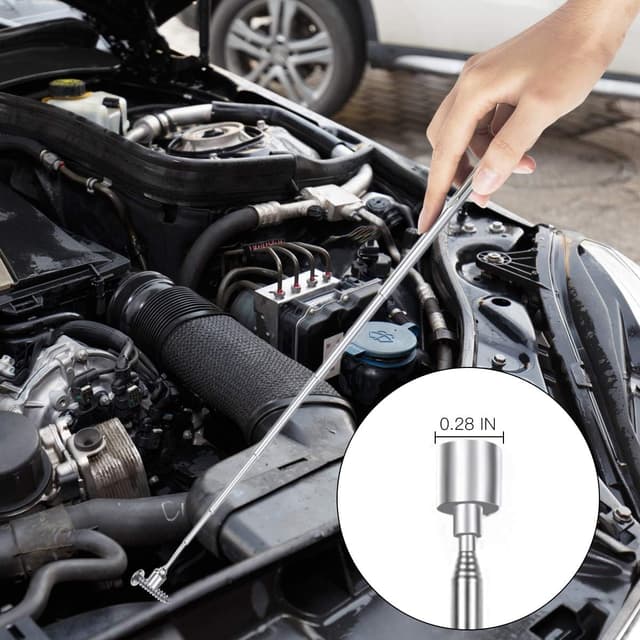 Thumbnail 4 de 5 PCS Outil de Préhension Magnétique Télescopique LED