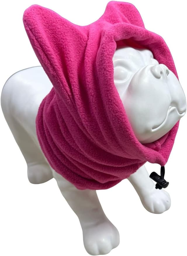 Detalle de BT Bear Dog Winter Hat (Pink, L) with Calming Ears Cover