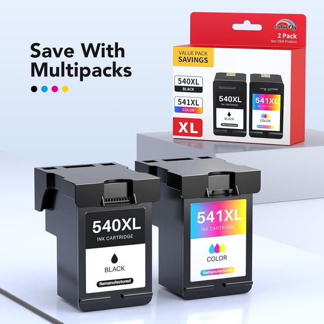Thumbnail 4 de Compatible Canon 540XL 541XL Twin Ink Pack 🖨