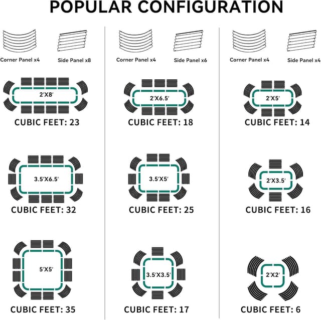 Detalle 1 de YITAHOME Outdoor Hochbeet 240 x 61 x 43 cm