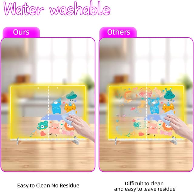 Detalle 2 de Solorage 12-Colour Whiteboard Pens for LED Drawing Boards – Felt Tip Dry Wipe Markers