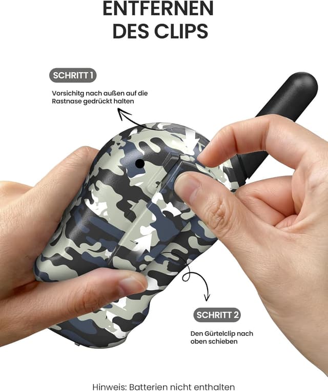 Thumbnail 6 de FOREDOM Kinder Walkie-Talkies Set (2er) für 3–12 Jahre – 22 Kanäle, bis zu 3 km, mit VOX