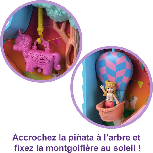Thumbnail 6 de Polly Pocket Grand Coffret Lama Surprises Soirée Pyjama