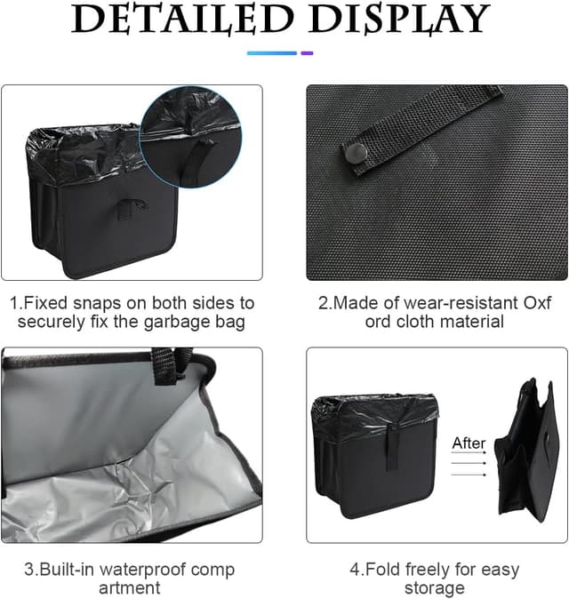 Thumbnail 2 de Fekey&JF Foldable Trash Can 11L