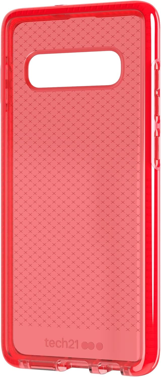 Thumbnail 4 de Tech21 Evo Check Schutzhülle Galaxy S10+ Hellrot