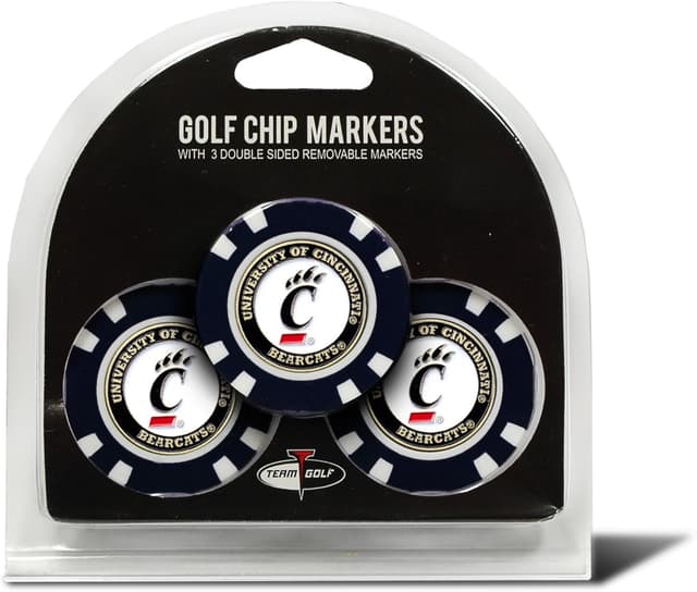 Detalle de Team Golf NCAA Poker Chip Size Set with Pop-Out Enamel Golf Markers