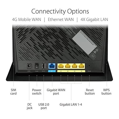 Thumbnail 4 de ASUS 4G-AC86U Router AC2600 con módem 4G LTE Cat. 12 600 Mbps