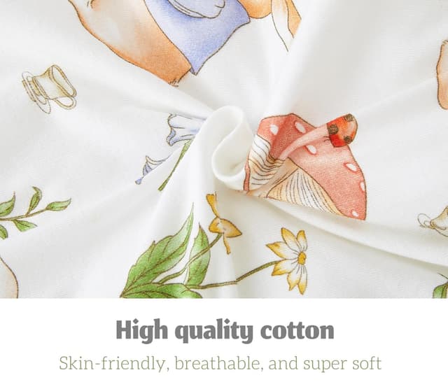 Detalle 2 de Chilsuessy 2er-Set Baby-Schlafsack mit Füßen 2,5 Tog (80–100 cm) – Bär & Kaninchen