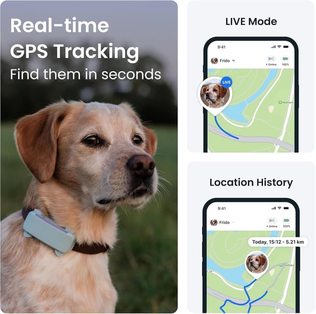 Detalle de Tractive Smart Dog Tracker 2025 GPS