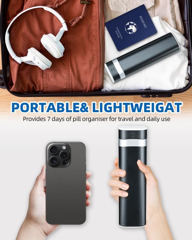 Thumbnail 6 de Betife 7-day pill organiser for travel