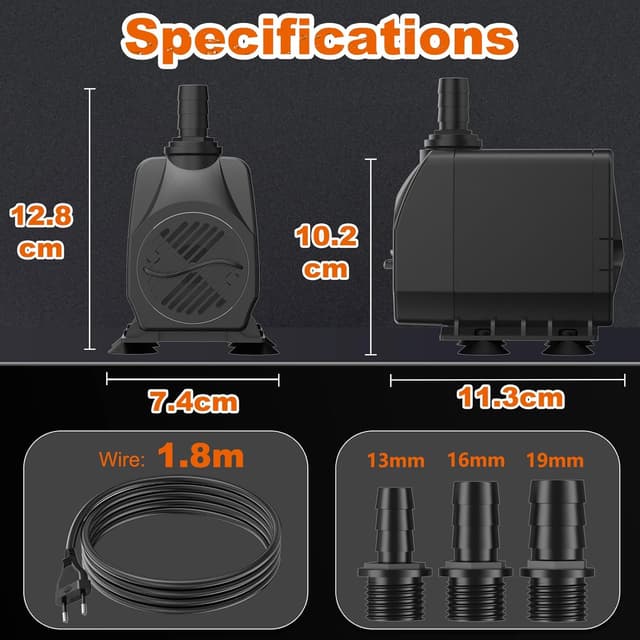 Thumbnail 6 de Bomba de Agua Sumergible 45W 2500L/H