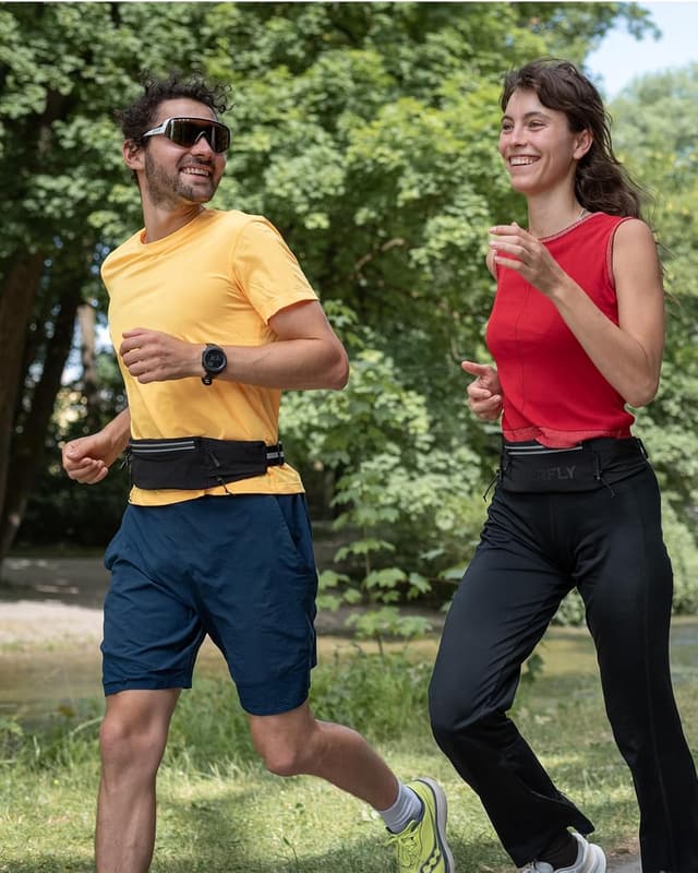 Detalle 2 de WATERFLY Running Belt Fanny Pack 3 Pockets