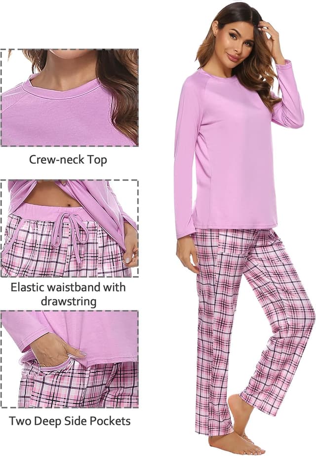 Thumbnail 4 de Uniexcosm Pijama Mujer Largo algodón 95% S‑XXL