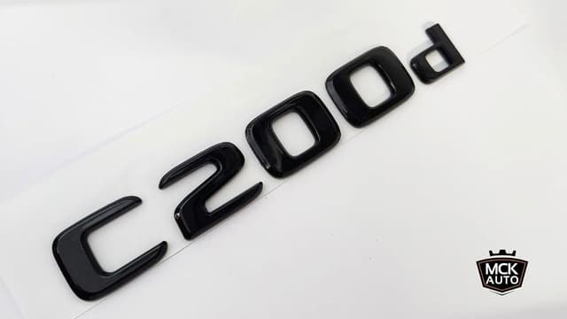 Thumbnail 5 de MCK Auto C200d Aufkleber schwarz glänzend