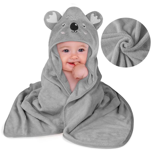 Thumbnail 6 de Aolso Kapuzenhandtuch Baby 80 x 80 cm