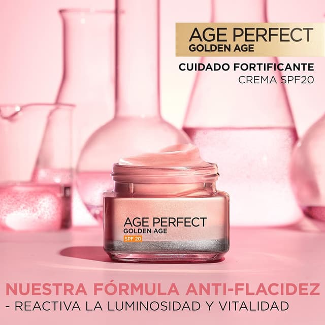 Detalle de L’Oréal Gold.Age SPF20 Creme (50 ml) – Feuchtigkeitspflege für gepflegte, strahlende Haut