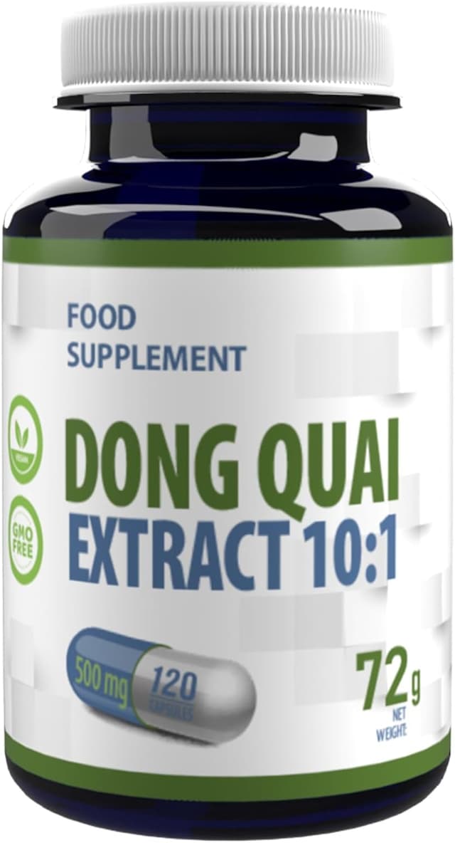 Imagen de Hepatica Dong Quai 5.000 mg Äquivalent (10:1 Extrakt, 500 mg) – 120 vegane Kapseln en OfertitasTOP