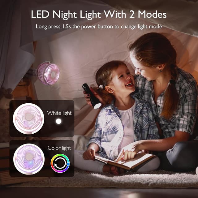 Thumbnail 5 de Momcozy Portable Stroller Fan 8000mAh handheld fan 🌀