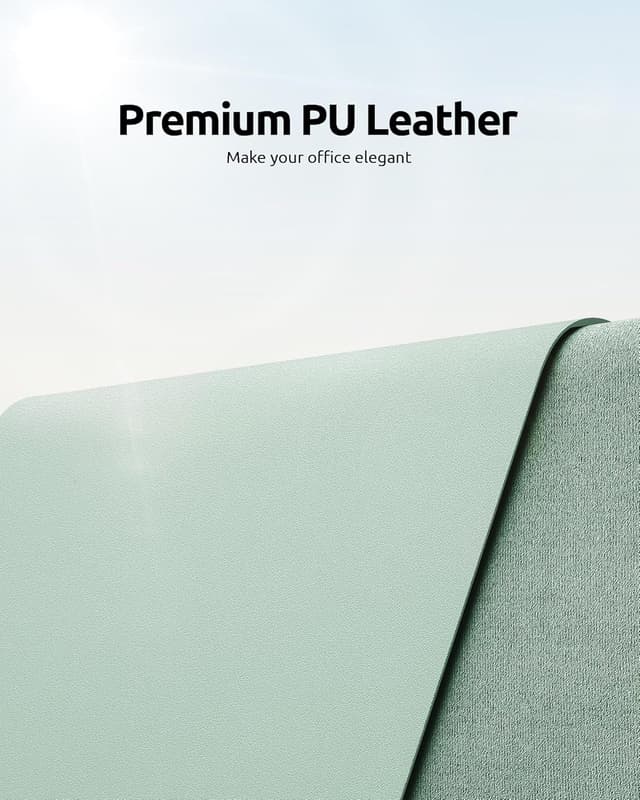 Detalle de YSAGi Schreibtischunterlage 80x40 cm Leder