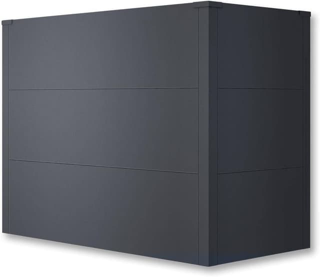 Detalle de Metzler Hochbeet für Garten oder Balkon aus Stahl (Eisenglimmer), 100 x 50 x 77 cm