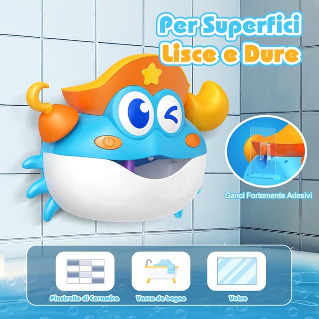 Thumbnail 5 de iKidiki Giochi Bambini Granchio Bolle 230 ml