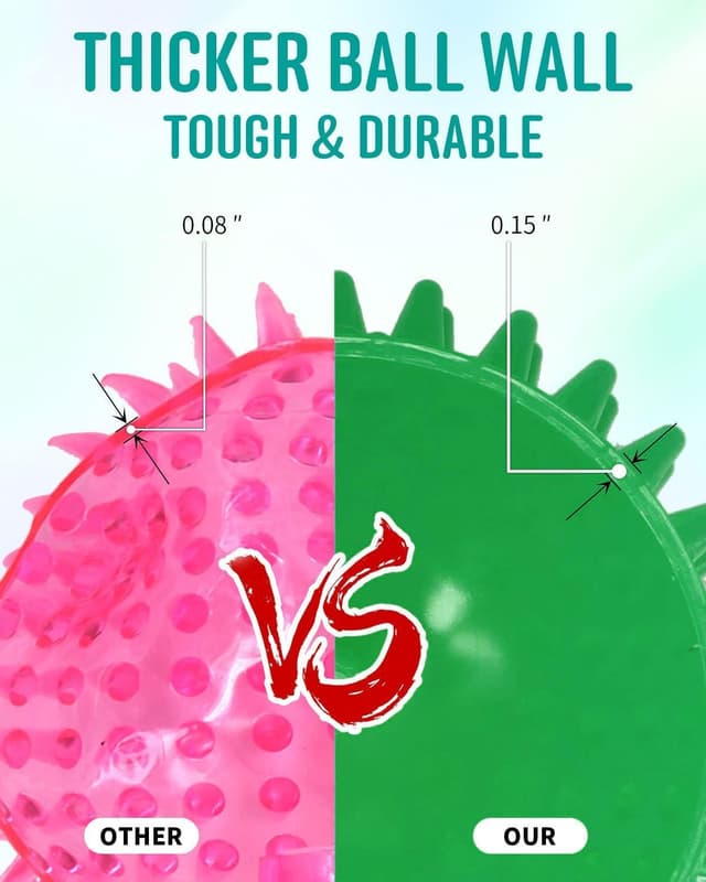 Thumbnail 5 de Aozuoton Hundeball 8,9 cm quietschend