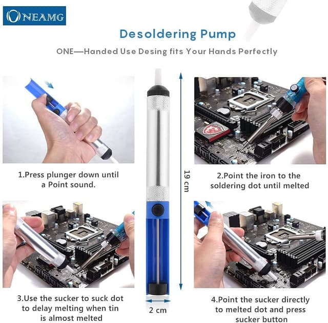 Thumbnail 3 de Kit de soldador temperatura ajustable 200–450 °C