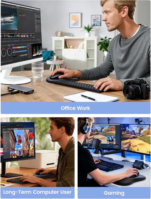 Thumbnail 5 de meatanty Tapis de souris ergonomique