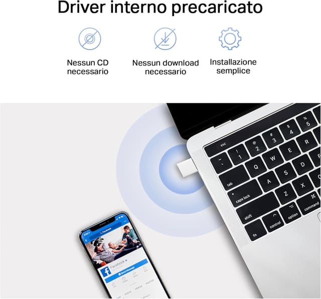 Thumbnail 4 de Mercusys TP-Link MA60XNB Chiavetta Wi‑Fi AX900 per PC