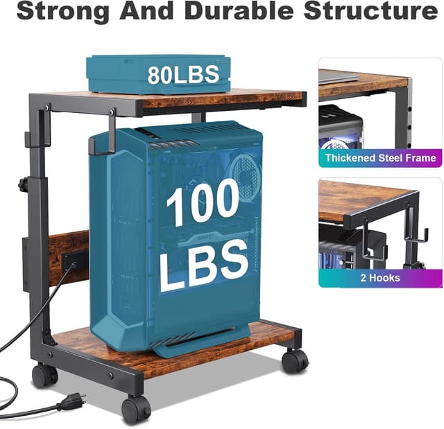 Thumbnail 3 de Höhenverstellbarer Tower-Ständer mit 2 Etagen