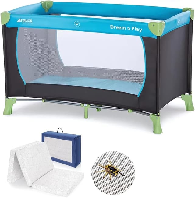 Imagen de hauck Dream N Play Set cuna de viaje con mosquitera en OfertitasTOP