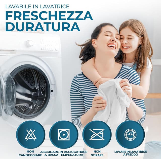 Thumbnail 6 de Utopia Bedding Coprimaterasso impermeabile 135 x 190 cm traspirante certificato Oeko-Tex