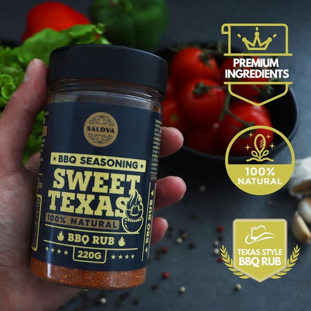 Detalle 2 de Pack de 4 BBQ Rubs naturels pour viande