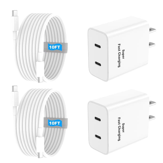 Detalle de iPhone 17 Charger 36W Dual USB-C