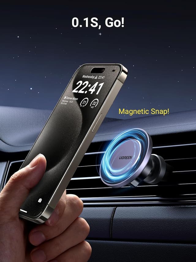 Thumbnail 5 de UGREEN Magnetic Car Phone Mount 12N for MagSafe