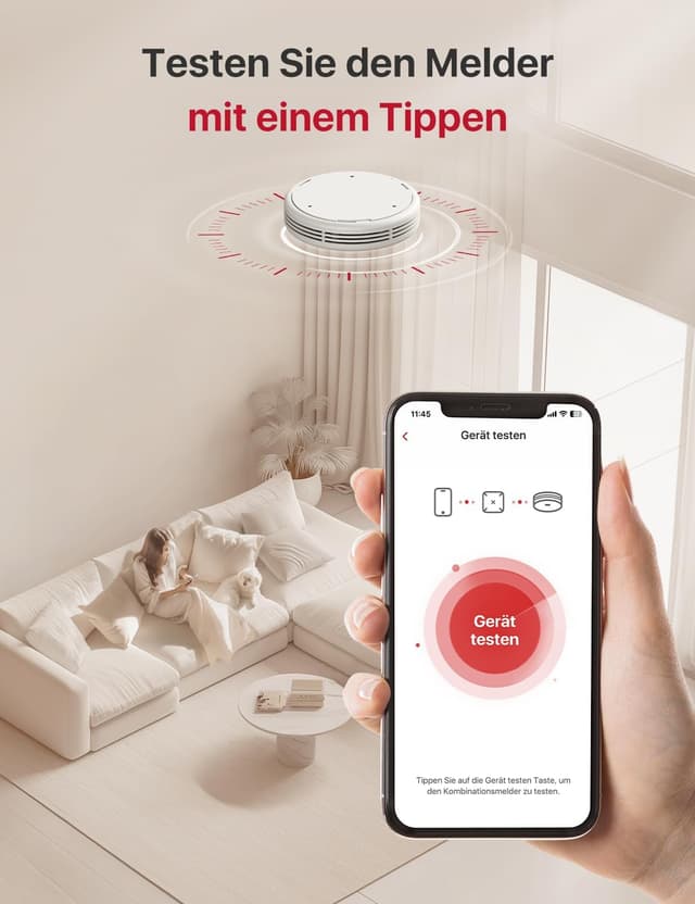 Thumbnail 6 de X-Sense XP0A-MR Rauch- und CO‑Melder mit Sprachalarm