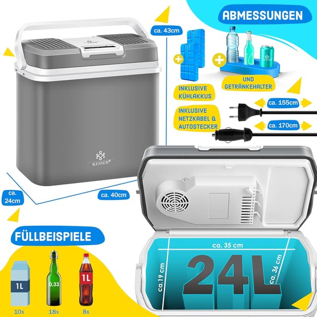 Thumbnail 6 de KESSER 24 Liter Kühlbox