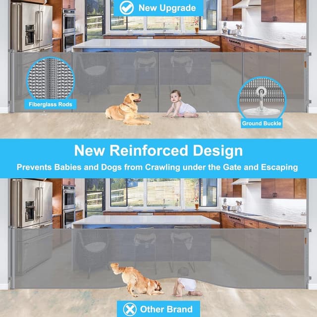Thumbnail 2 de Wodondog Retractable Stair Gate 5m 👶