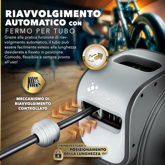 Thumbnail 4 de TRESKO Avvolgitubo 20 mt per aria compressa