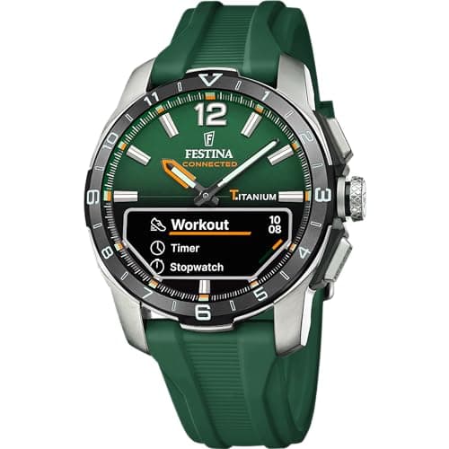 Detalle de Festina Reloj Inteligente Hombre Híbrido Connected D F23000/2 (caucho verde)