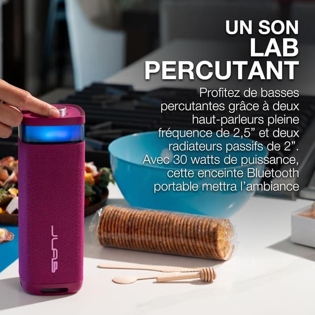 Detalle de JLab JBuds Party enceinte Bluetooth 30W ⚡