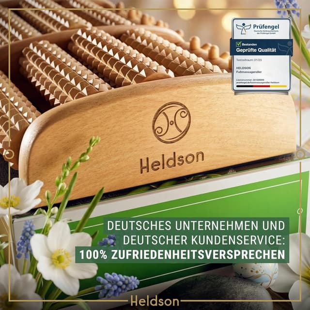 Thumbnail 6 de HELDSON Fußmassageroller Holz 1000+ Spitzen