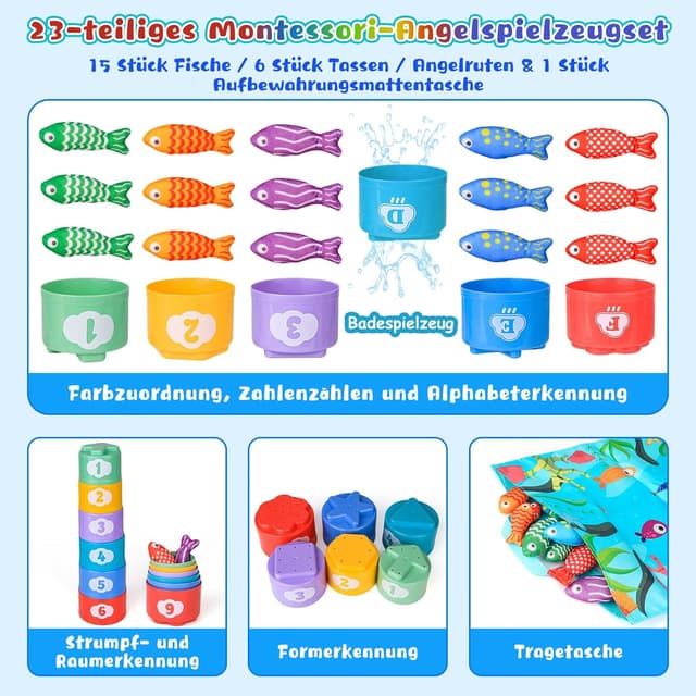 Thumbnail 3 de Montessori Angelspiel Set ab 1 Jahr