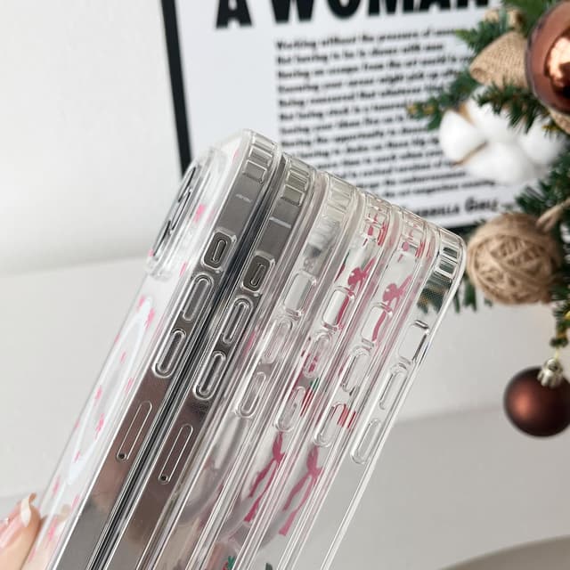 Thumbnail 6 de ZTOFERA Magnetische Hülle für iPhone 13 Pro Max (6,7") – transparente TPU-Schutzhülle mit Herz- und Schleifenmotiv, MagSafe-kompatibel