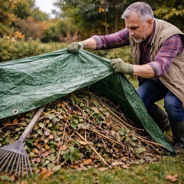 Thumbnail 3 de Bâche de Protection Verte 2x2 m 150 g/m²