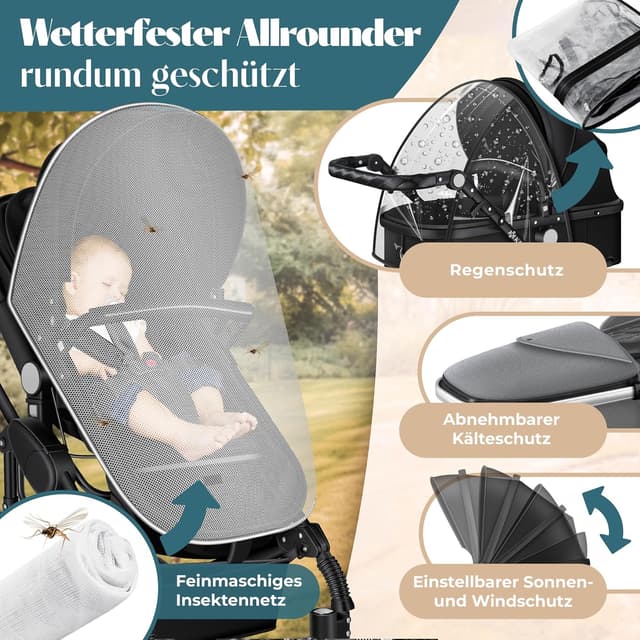 Thumbnail 4 de KESSER Loops 4in1 Kinderwagen