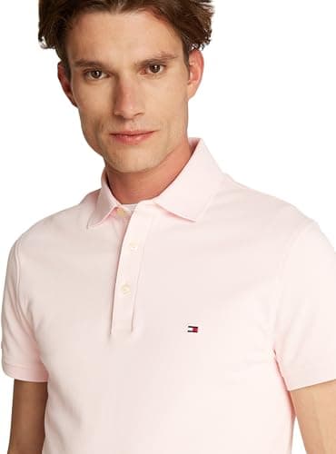 Detalle de Tommy Hilfiger Polo 1985 Slim Fit XL rosa