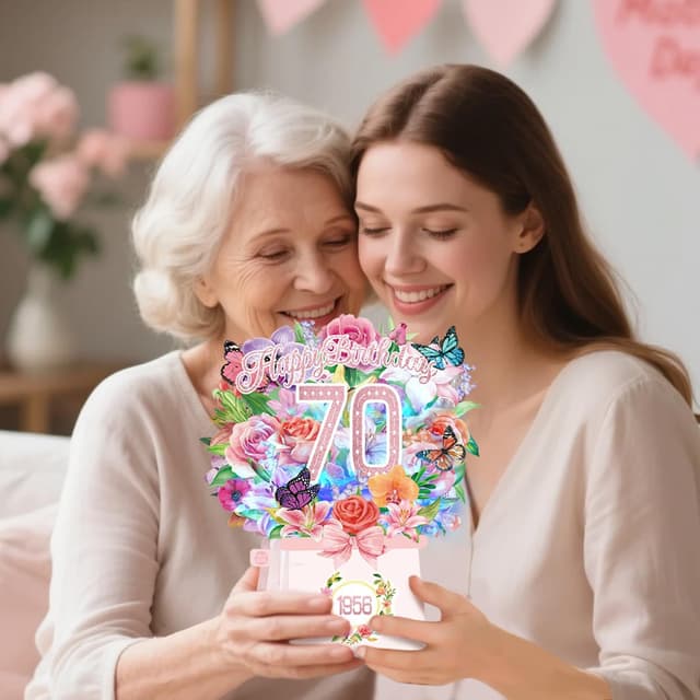 Thumbnail 6 de OLOSONG 70th birthday card 10 inch