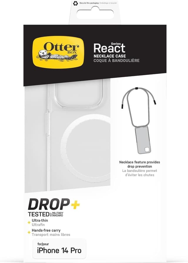 Thumbnail 4 de Otterbox React Necklace MagSafe para iPhone 14 Pro, Transparente