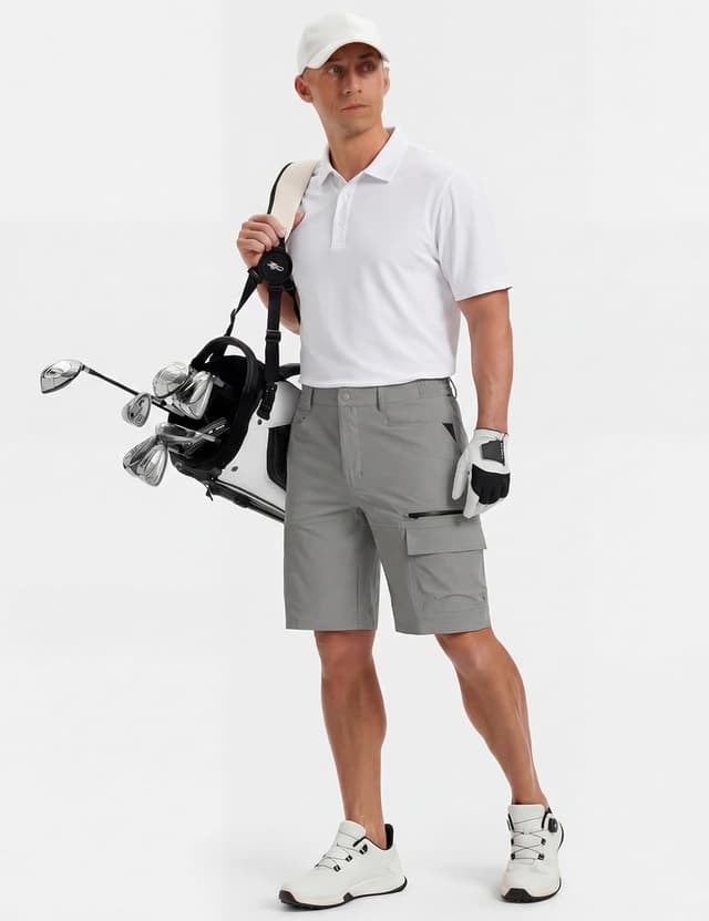 Thumbnail 3 de TACVASEN Men’s Quick-Dry Outdoor Cargo Shorts (No Belt) for Hiking, Golf & Work